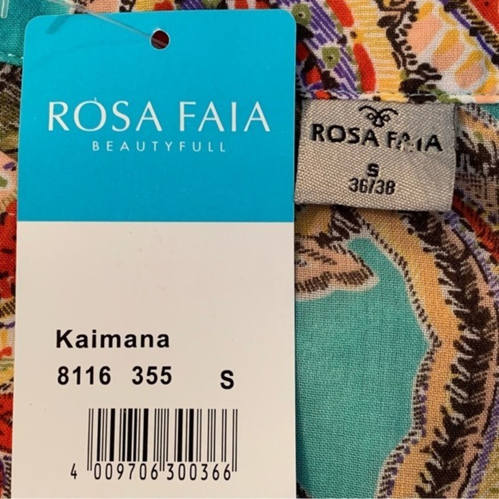 ROSA FAIA.‎ NWT. MULTICOLOR DRESS/COVERALL. SML. KAIMANA. - Picture 6 of 9